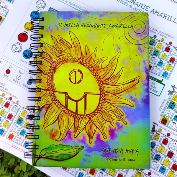 Agenda Maya Semilla Resonante Amarilla